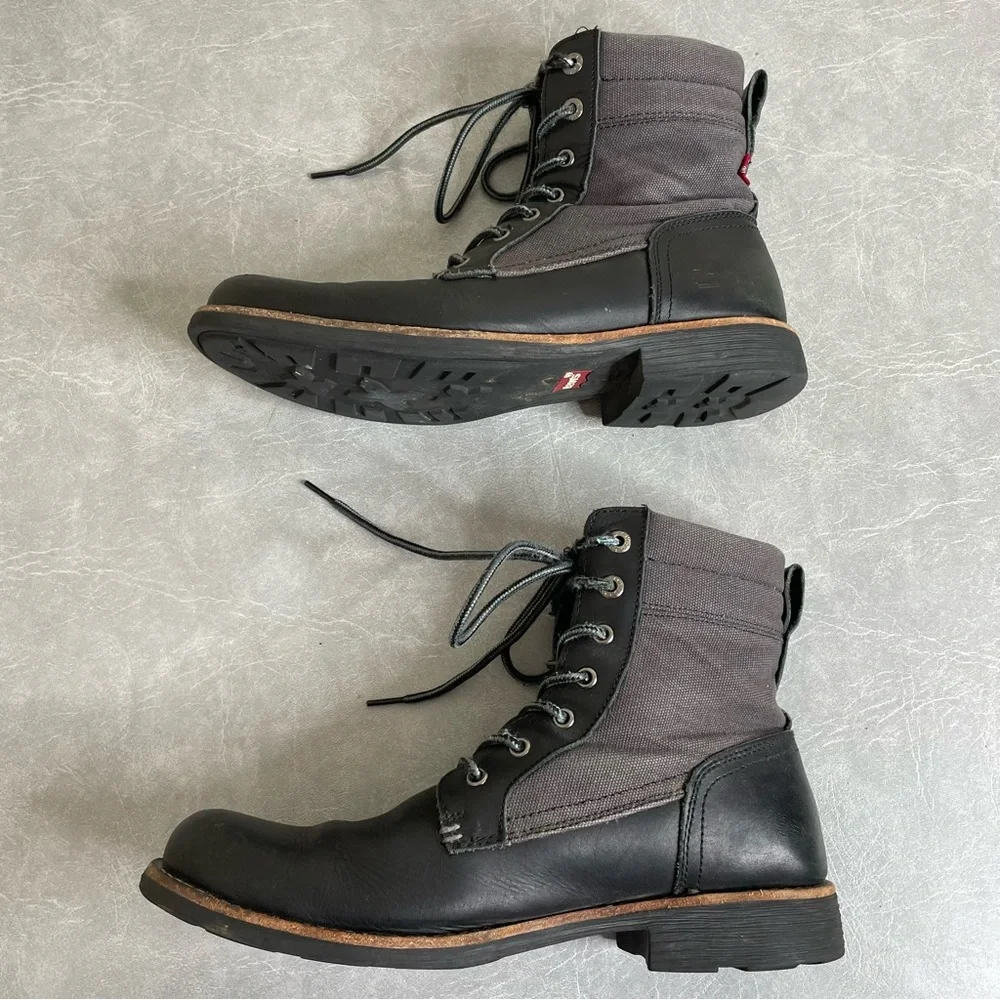 Levi's Black and Gray Men's Lex II Chukka Boots